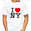 I Love New York Unisex's Cotton T Shirt NY Heart Souvenir Funny T Shirt Fashion Gift Comics Classic Apparel Streetwear Short-sleev Unisex