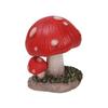Ubia Double Mushroom X X Cm Animal Garden (Red) 11.5 11.5 14.8 Figurine, Ornament, Decor, Mushroom, H13209-1