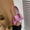 Мини Маленькая Сумка 2025 Весна/Лето Новая Корейская Версия Модная, Простая и Универсальная Женская Ручная Кроссбоди Маленькая Квадратная Сумка ПУ