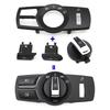 LHD RHD Car Headlight Lamp Rotary Button Foglight Switch Cover Panel For BMW 5 5GT 6 7 X3 X4 Series F10 F11 F07 F06 F01 F25 F26