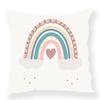 Привлекательная наволочка с радужным принтом, идеально подходящая для гостиной