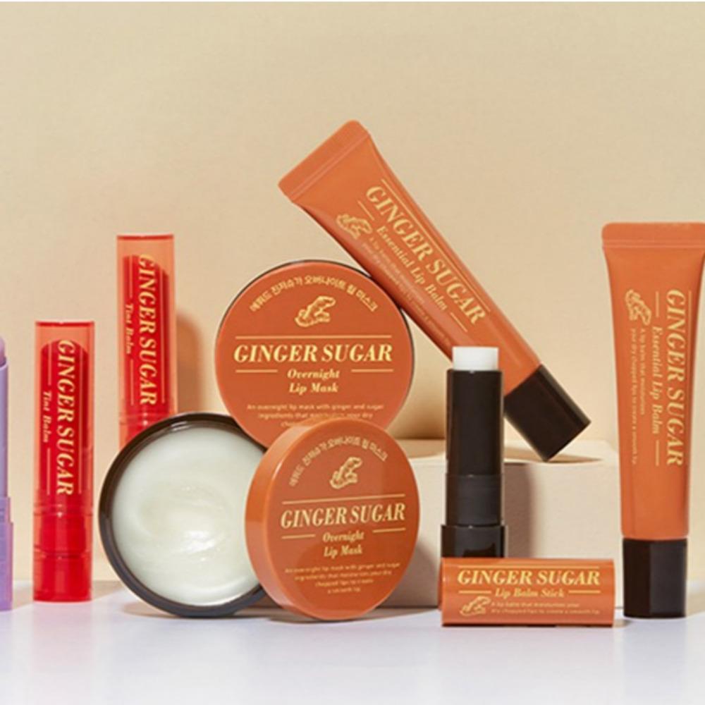 Etude Ночная маска для губ с имбирем и сахаром 23 г / Бальзам для губ Essential 15 мл