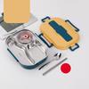 Food Storage Container Dinnerware Stainless Steel Lunch Box Portable Bento Box Food Storage Student
