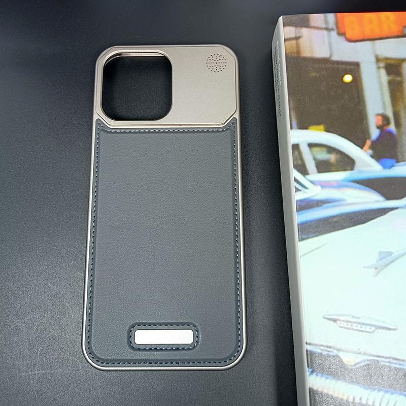 Magnetic Leather Phone Case IPhone 16 Pro Max Plus Protective Cover