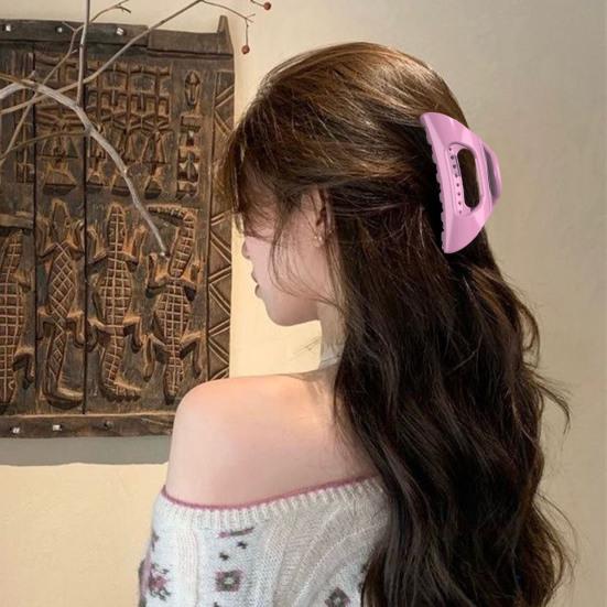 Женская заколка для волос с нескользящими зубцами, не ломающаяся, среднего размера, декоративный инструмент для укладки волос, аксессуар для густых волос