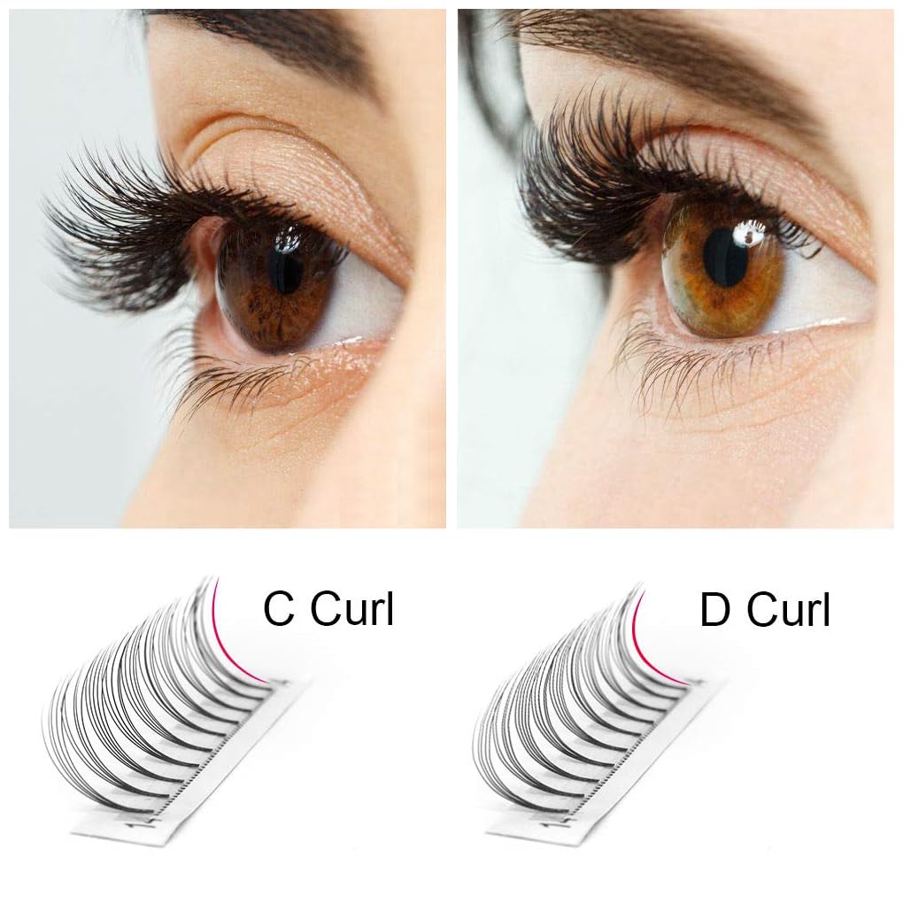 3 Boxes of 5D Volume 12 5 Popular False 3 Short Stem 11mm X Eyelashes, C-D Curl, 0.07mm & 0.10mm Thickness, Rows, Strands, Natural-Looking, Eyelashes,