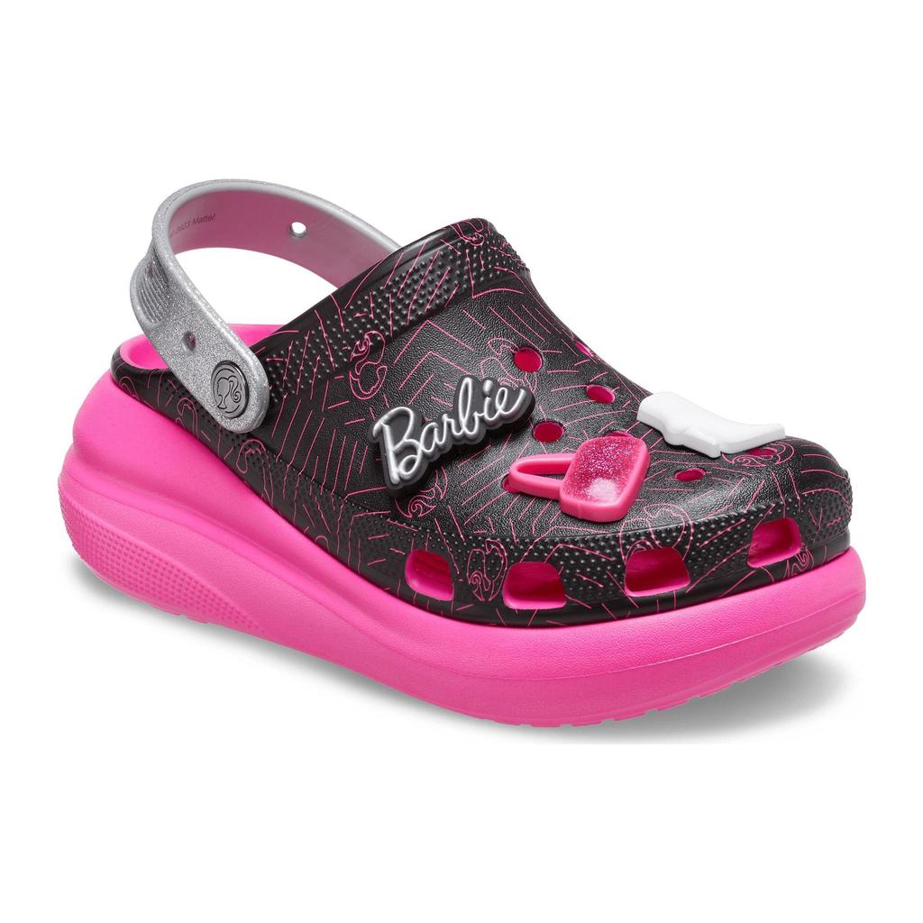 Barbie x Crocs Crush Clog Черный Розовый Мужские Кроссовки 208819-001