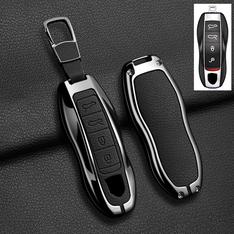AABKR1 Car Key Case Cover For Porsche Cayenne 958 911 Lepin 996 Macan Boxster Panamera 997 944 924 Panamera 718 971 9YA Protect Keychai