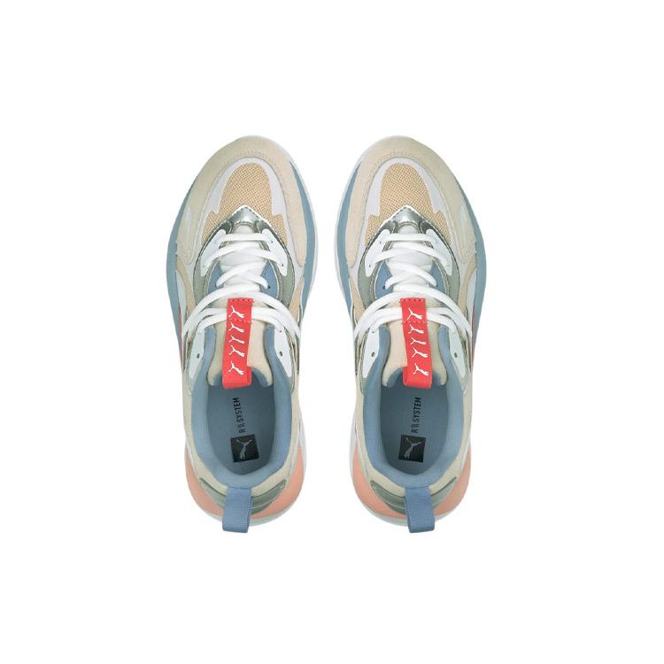 Puma RS-Curve Aura - Shift Sand Women Sneakers Cream Eggnog Silver 375784-02