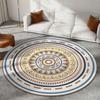 Bohemian Round Carpets For Living Room Decoration Large Area Rugs For Bedroom Lounge Computer Chair Entrance Door Mat Washable