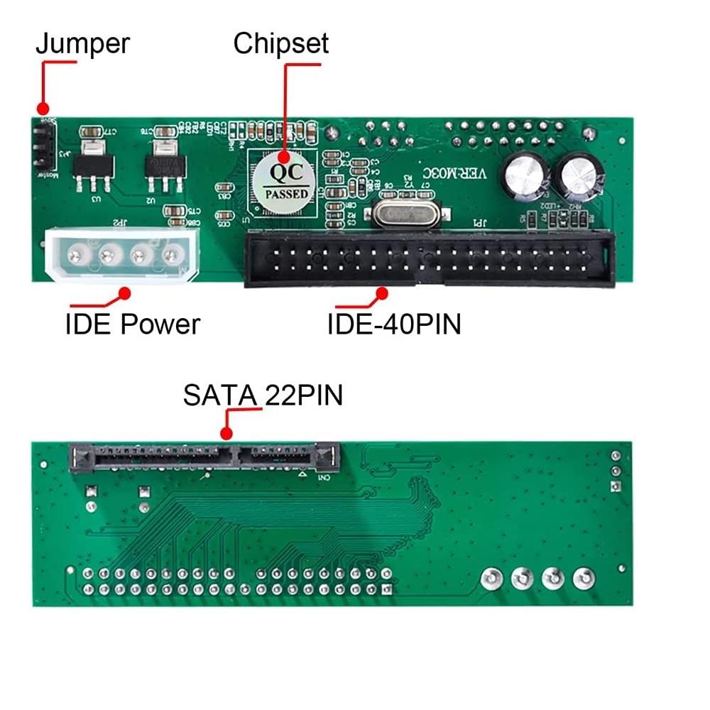 Адаптер-конвертер SATA в PATA/IDE для HDD 3,5" 2,5" НОВЫЙ