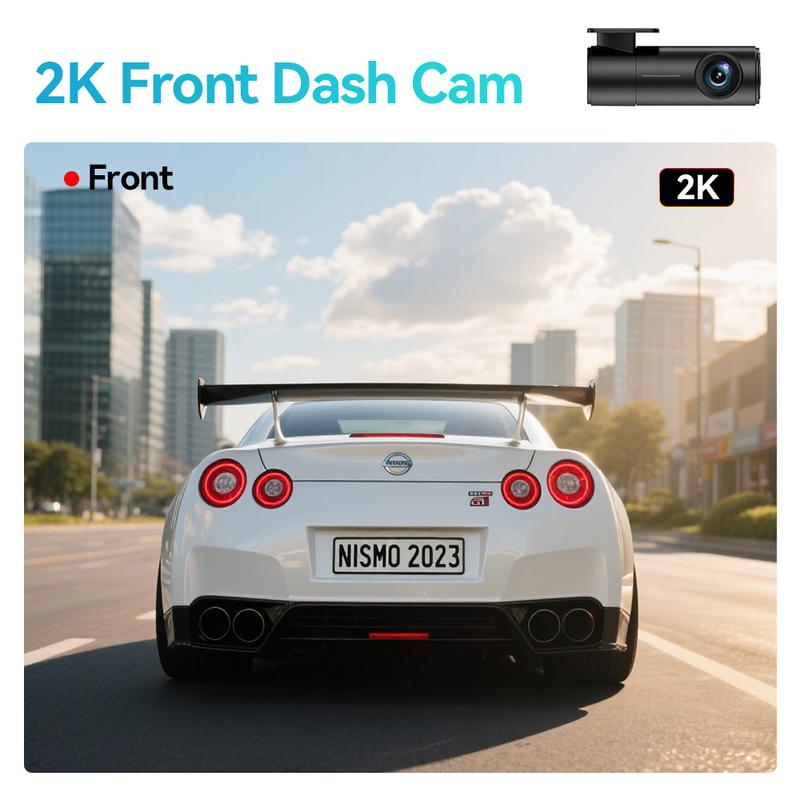 Jimi G29 Mini Dash Cam 2K Full HD 5.8Ghz Wi-Fi With 1CH Camera Car DVR IR Night Vision 24H Parking Mode Dashcam Free App Control