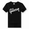 Футболка бренд Gibson T Shirts Музыка Рок Мужская футболка Футболка с коротким рукавом модная Хип-Хоп Футболка Топы