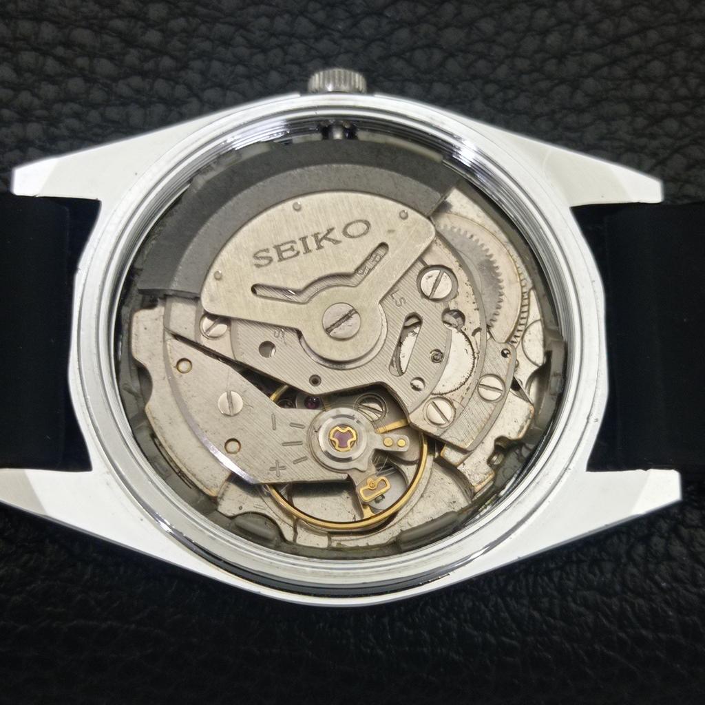 ЯПОНСКИЕ ВИНТАЖНЫЕ ОТРЕМОНТИРОВАННЫЕ МУЖСКИЕ ЧАСЫ SEIKO 5 АВТОМАТИЧЕСКИЕ С РИМСКИМИ ЦИФРАМИ a442086-1