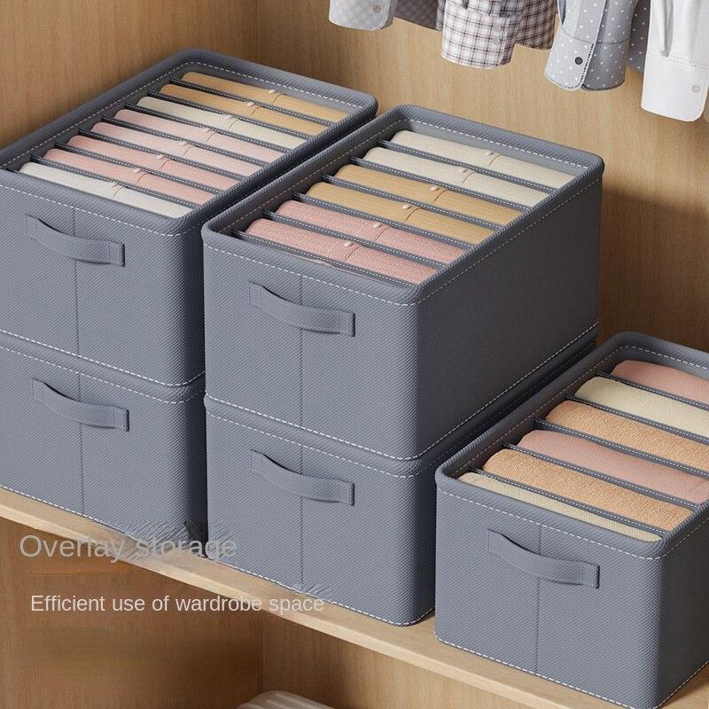 PP Board Брюки Для Хранения Артефактов Общежитие Складной Свитер Джинсы Сортировочная Коробка Шкаф Многослойная Коробка Для Хранения Одежды