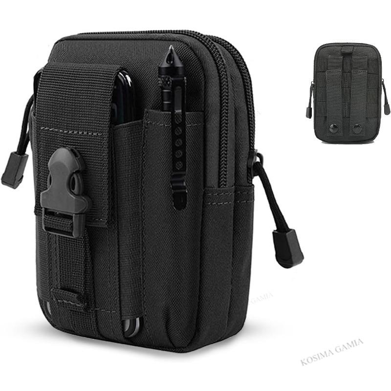 Тактическая сумка Molle, Универсальная EDC поясная сумка, Поясные подсумки, Наружные поясные сумки, Карман для снаряжения, инструмента, гаджета с чехлом для мобильного телефона