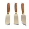 Flat Mouth/Oblique Mouth/round Mouth Sandalwood Leather Cutting Knife DIY Cutter Knife Cutting Trimming Edge Shoveling Edge
