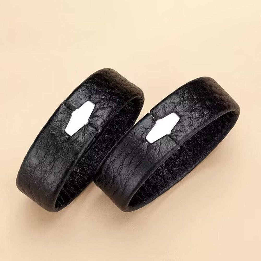 Durable Cow Genuine Leather Men's Belt Ring DIY Delicate Waist Belt Circle Belt Link Loop Belt Accessories