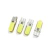 ABSOPRO T10 CO-B Светодиодная лампа для приборной панели Салонная W5W 2825 192 194 Светодиодная лампа Силиконовая Белая (Набор из 4)