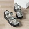 Women Platform Slippers Summer New Fashion Peep Toe Wedges Shoes for Women Casual Thick Bottom Beach Slippers Female Zapatos