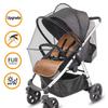 Universal Mosquito Net Baby Stroller Insect Net with Zipper for Carrycot Travel Cot Stroller