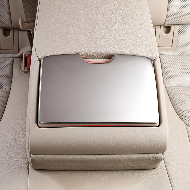 Для Toyota Camry 70 XV70 2018-2021 2022 2023 Нержавеющая сталь автомобильное сиденье задний ряд держатель стакана воды крышка рамка панель чехол наклейка