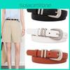 Womens Pu Leather Belt With Pin Buckle For Business Casual And Styles Denim