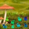 500-50 шт. Светящиеся Мини-Утки Мох Микроландшафт Миниатюрные Фигурки Уток Сад Фей Аксессуары Декор Дома Светятся в Темноте
