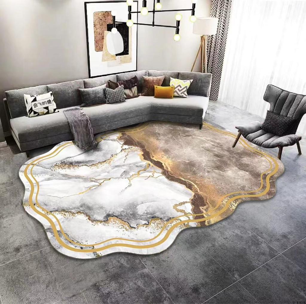Ковер для гостиной, устойчивый к грязи и простой в уходе, нескользящий ковер для журнального столика, универсальный ковер для кровати на все времена