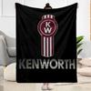 Kw Heavy Trucks Blanket Soft Warm Cozy Suitable For Livingroom Office Seaside Allseason Use Digital Print Perfect Gift For Relatives And Friends