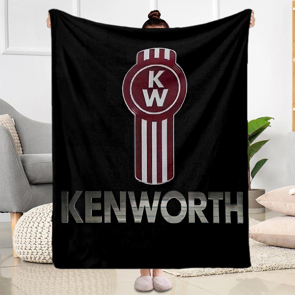 Kw Heavy Trucks Blanket Soft Warm Cozy Suitable For Livingroom Office Seaside Allseason Use Digital Print Perfect Gift For Relatives And Friends