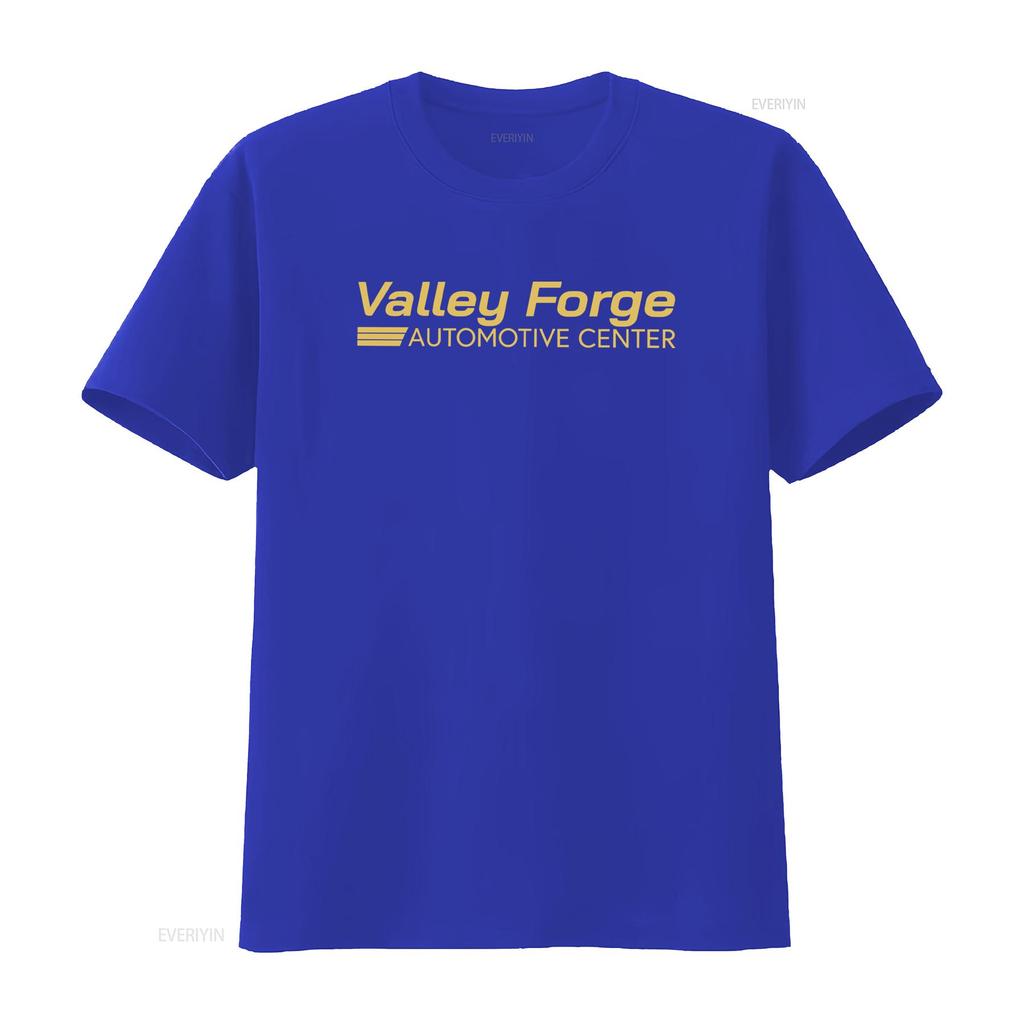 Valley Forge Automotive Center T Shirt Car And Tires Store Merch Funny Tv Show Design High Quality vintage Washed Slightly