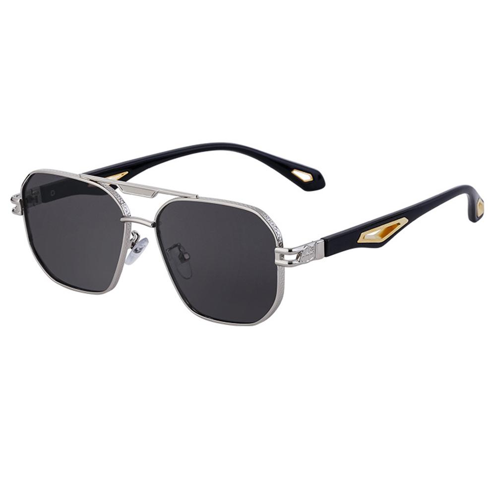 Новые винтажные квадратные солнцезащитные очки-гогглы для мужчин и женщин, модные, классические, с двойной переносицей, с градиентными линзами, ретро-дизайнерские, для улицы, с защитой от УФ-лучей