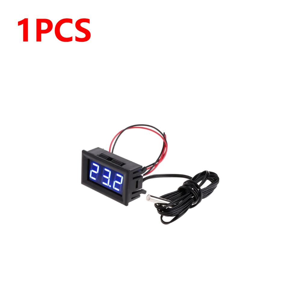 0,56-дюймовый светодиодный цифровой датчик температуры, измерительный детектор, датчик постоянного тока 5-12 В, термометр, температурный прибор