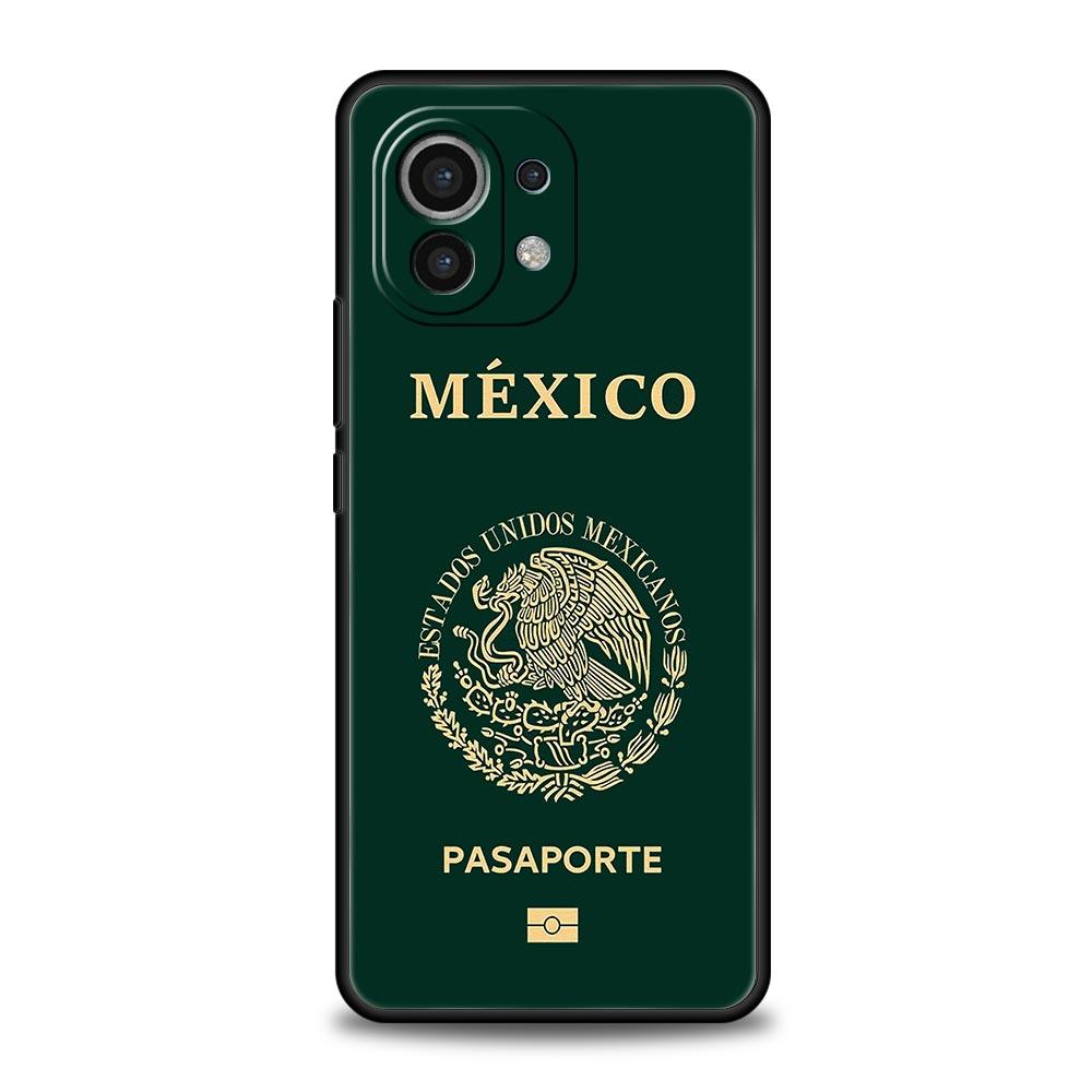 Чехол для телефона для Xiaomi Mi 15 14 14T 13T 12T Pro 12 13 11 Lite 5G 11T X6 X5 Pro Мягкий ТПУ чехол Паспорт Мексики