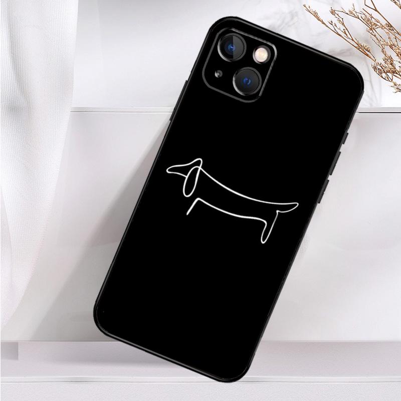 Sausage Dog Dachshund Quotes Phone Case For iPhone 14 13 12 11 16 15 Pro Max Plus Mini 7 8 X XR XS Max Soft Cover