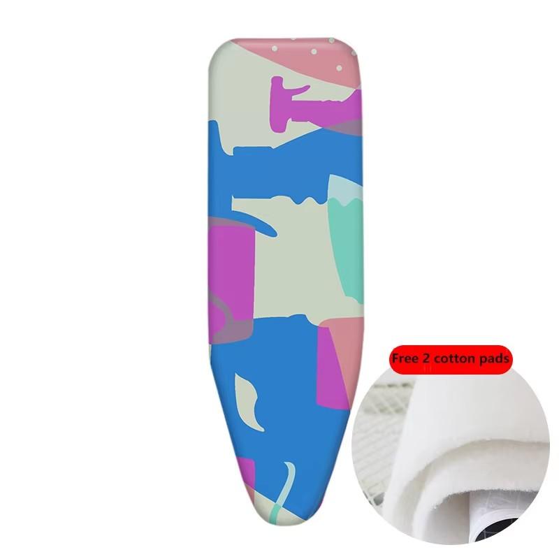 1 комплект чехлов и подкладок для гладильной доски класса люкс, в комплект входят 2 ватных диска (Гладильная доска в комплект не входит.)