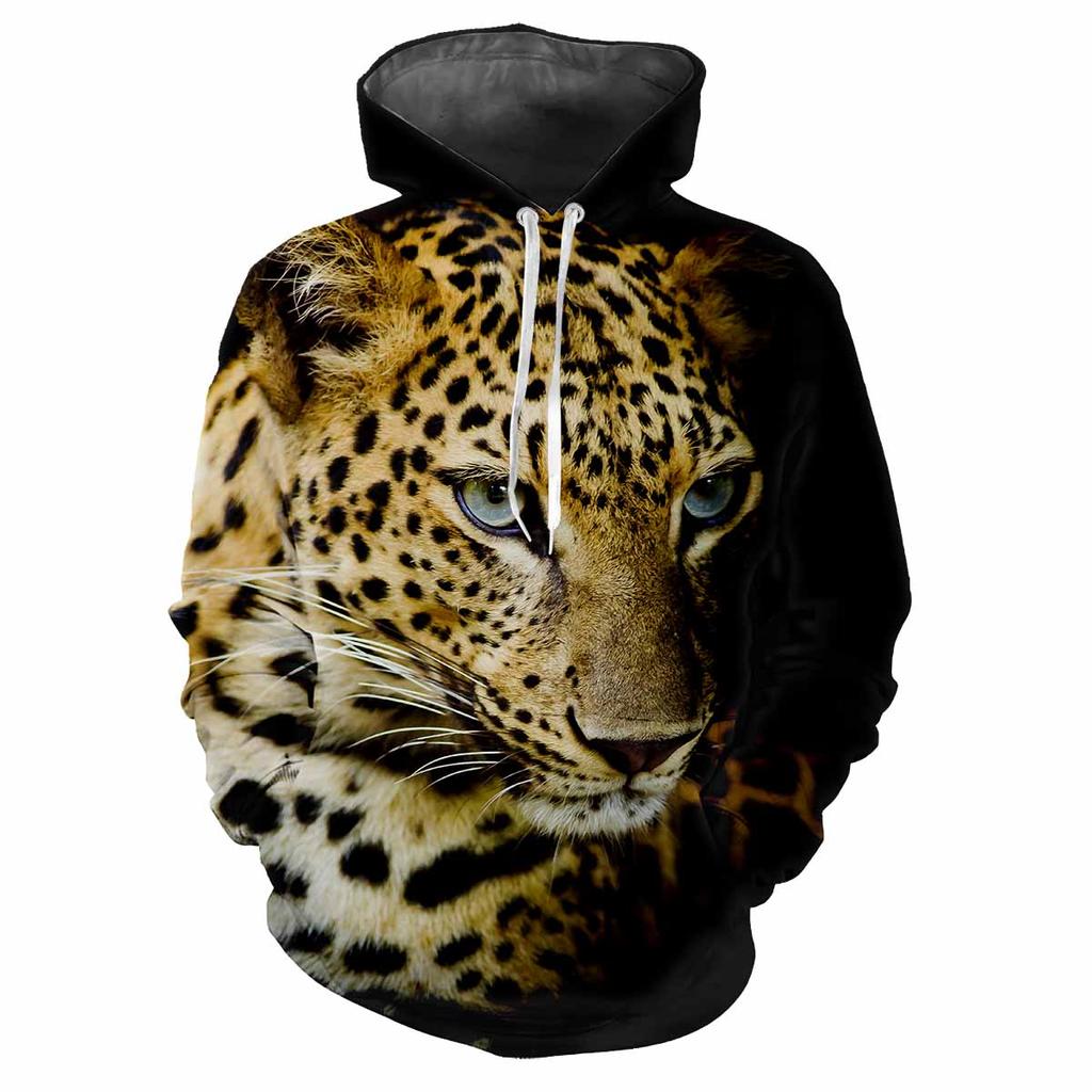 Тигр Животное Зверь 3D Печатный Весна И Осень Мужчины С Толстовкой Свободный Повседневный Модный Личность Для Создания Удобной Одежды