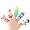 Finger Puppets Plastic Toy Baby Mini Animals Educational Hand Cartoon Rubber Doll Hand Puppet Theater Toys for Children Gifts