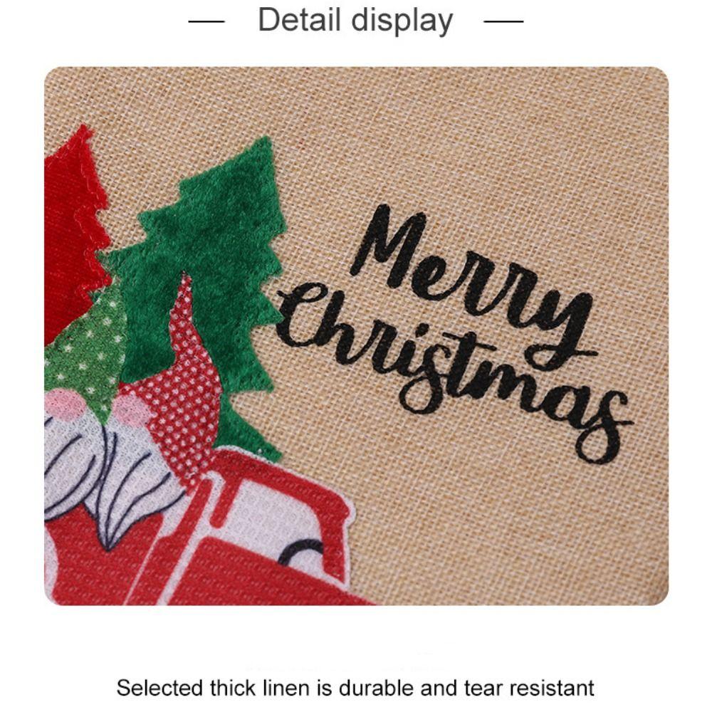 Portable Drawstring Wine Bottle Set Flower Letter Christmas Bottle Cover Packing Tree Wine Bottle Bag Family