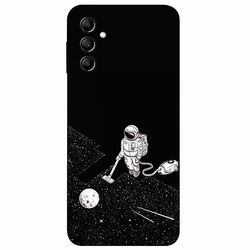 Для Samsung A14 4G A 14 M14 5G Чехол Расписной ТПУ Мягкий Силикон Черный Funda для Samsung Galaxy A14 A145F Бампер GalaxyA14 M 14 Сумка