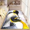 Penguins showing love and care carpet Yoga living room room decor children's crawling mat doormat area rug games mat