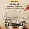 11-inch Stainless Steel Oil Pot & Strainer Set