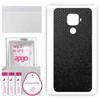 apgo Protective Skin Sticker for the Back Compatible with Huawei Nova 5z, Wrap Film, Foil, Vinyl - Pattern Black Honeycomb