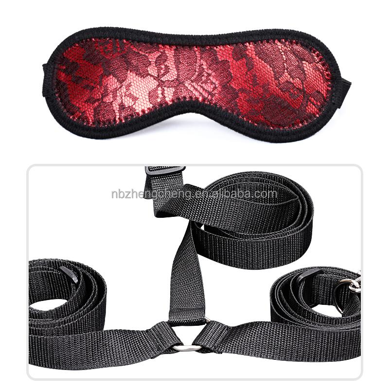 Sex Bondage BDSM Kit Restraints Set Sex Toys with Hand Cuffs Ankle Cuff Bondage Collection