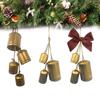 Потертые Рождественские коровьи колокольчики Металлическое рождественское украшение Ведьмины колокольчики Спокойная музыка ветра Подарки