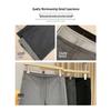 Women's 2025 Summer High Waist Dark Gray Wide-Leg Sweatpants - Lightweight, Drape, Petite, Straight-Leg.