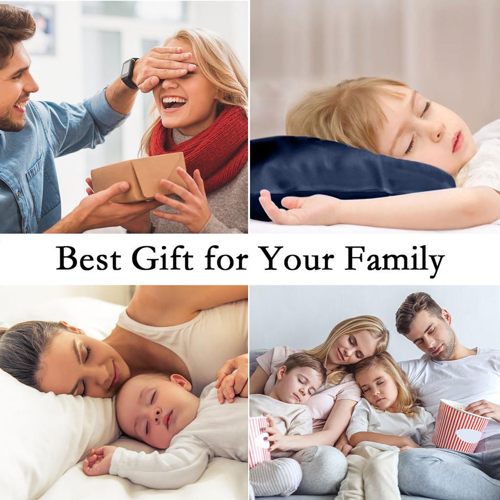 Шелковая наволочка для волос и кожи, 2 упаковки наволочек из натурального шелка с обеих сторон. Шелковый, мягкий, дышащий, гладкий шелковый чехол премиум-класса 16 Момми, 6А.