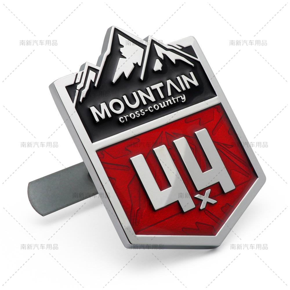 Металлический значок 4X4 Mountain Cross Country Эмблема Наклейка на решетку радиатора Автомобильные наклейки для Compass Grand Cherokee Wrangler Автостайлинг