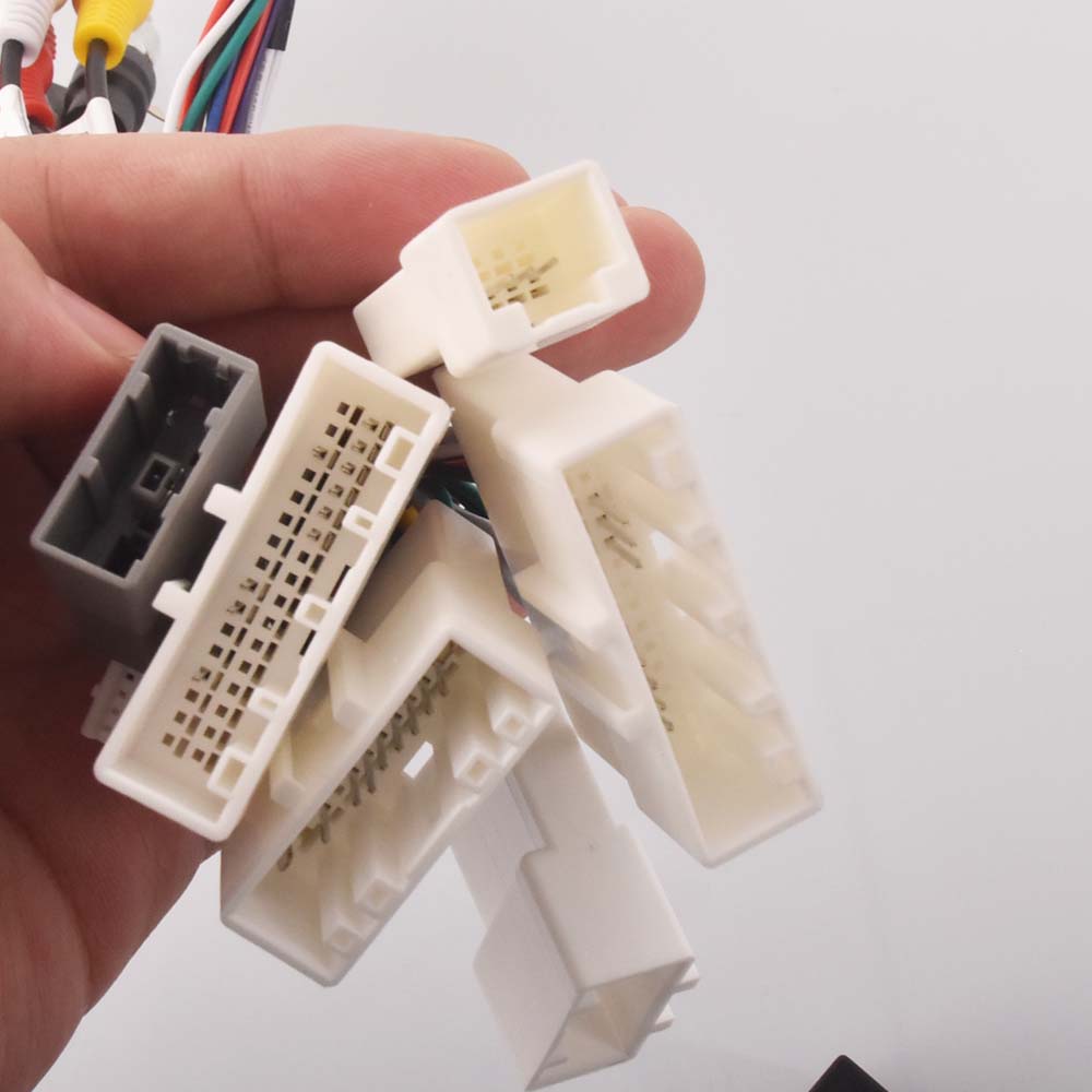 Автомагнитола Стерео Жгут Проводов Кабель Адаптер Android 16pin Для Nissan Murano Qashqai j10 j11 X trail Tiida